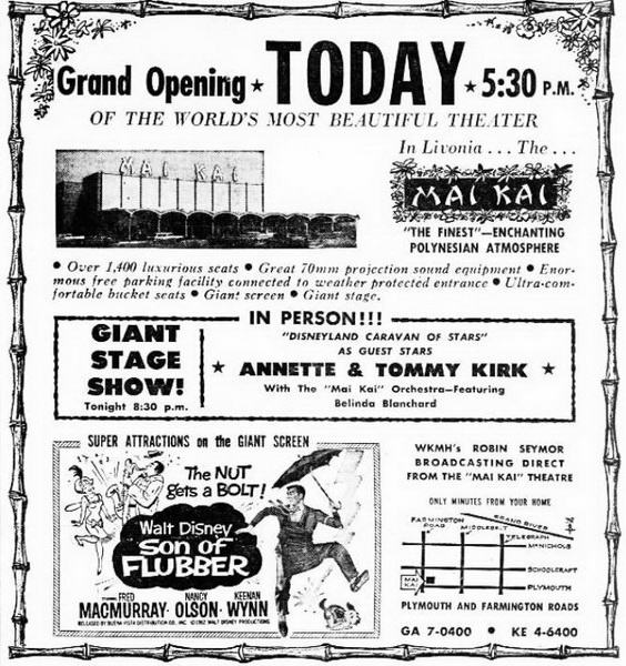 Mai Kai Theatre - 1963-04-10 Ad